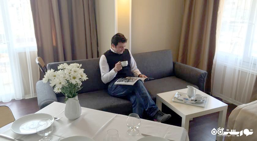 اتاق های هتل  آپارتمان آکمان 